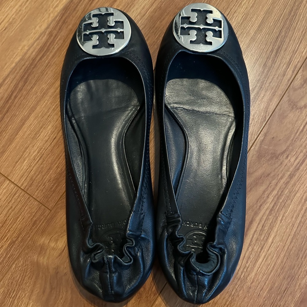 Black Tory Burch Flats